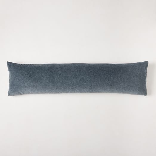 Classic Cotton Velvet Oversized Lumbar Pillow Cover