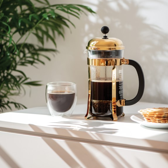 8-Cup Gold & Glass Bodum Chambord French Press