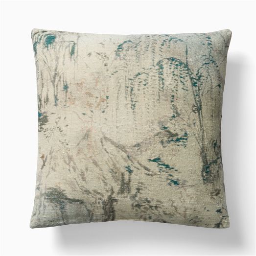 Abstract Tapestry Pillow Cover, 20x20, Balsam Green