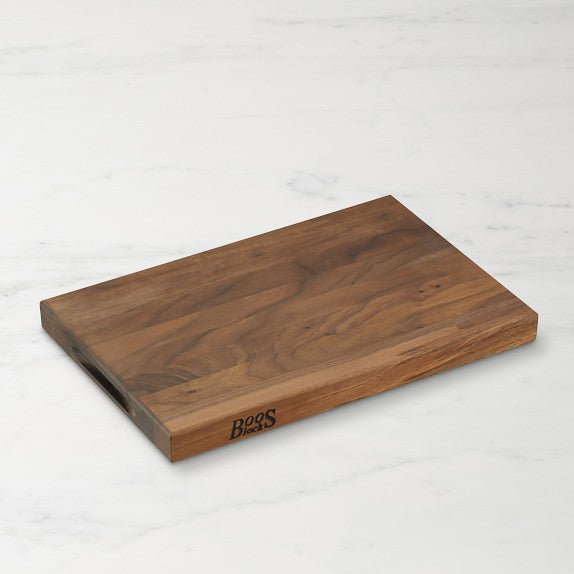 Edge-Grain Rectangular Cutting Board, Walnut