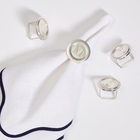 Celebration Beaded Napkin Ring, Set of 4