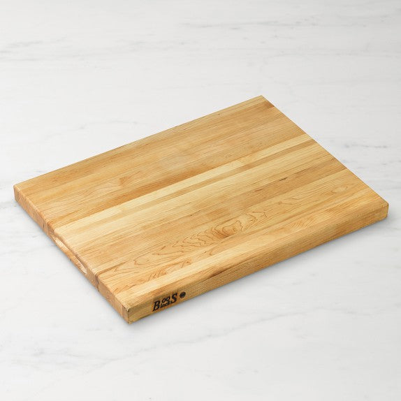 Boos Edge-Grain Rectangular Cutting Board, Maple