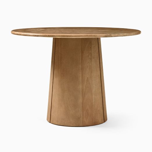 Anton Solid Wood Round Pedestal Dining Table (48", 60", 72")
