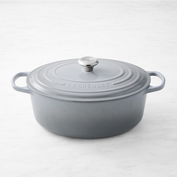 Signature Enameled Cast Iron Oval Dutch Oven