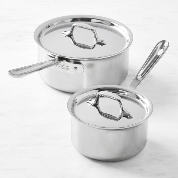 All-Clad D3® Tri-Ply Stainless-Steel Saucepan