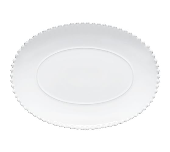 14" Costa Nova Pearl Stoneware Oval Serving Platters