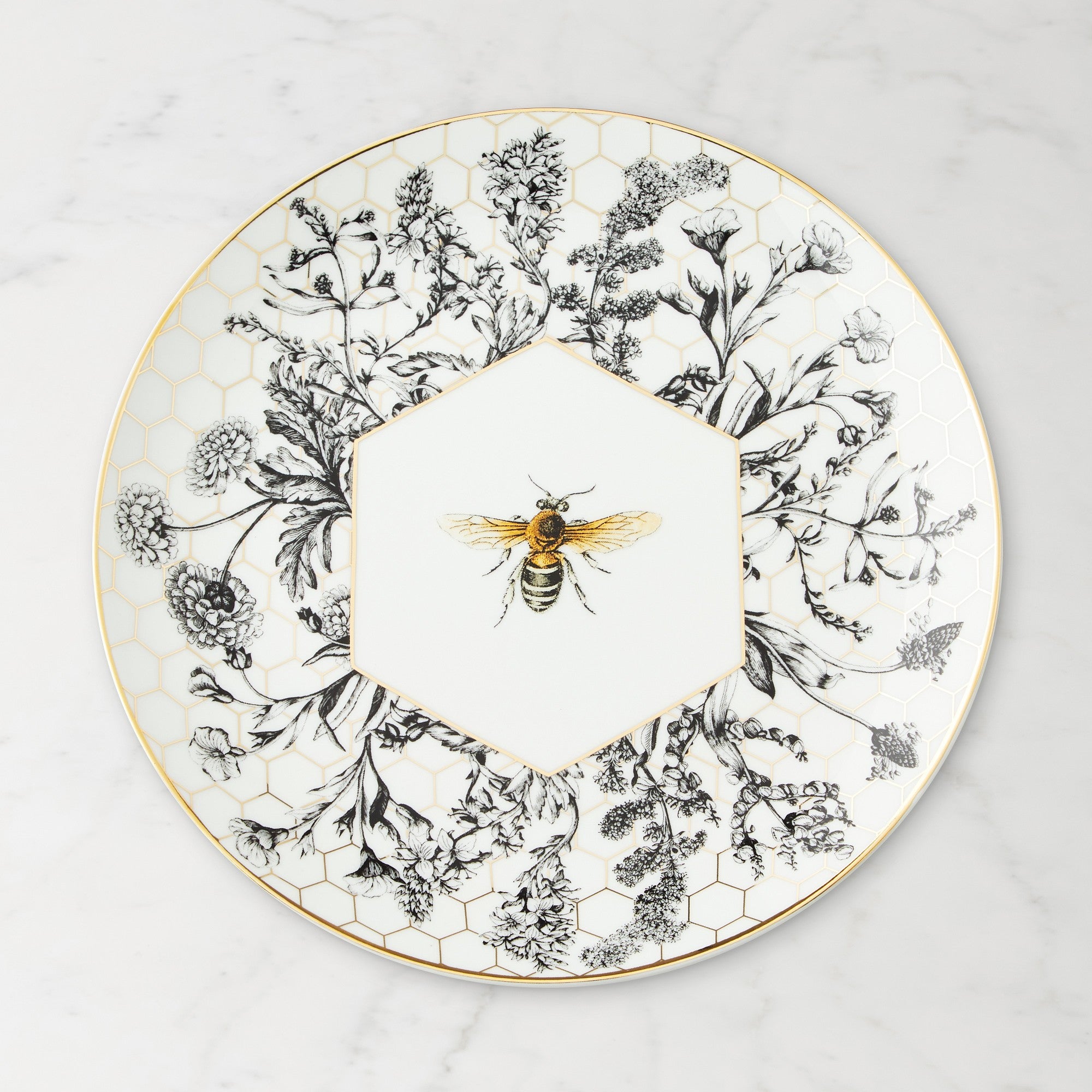 Bee Salad Plates-Set of 4