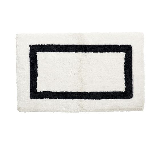 Black Memory Foam Bath Mat