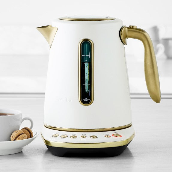 Breville Smart Kettle Luxe, Sea Salt & Brass