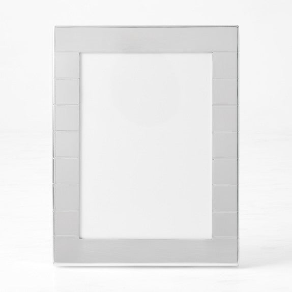 5x7 Silver Radial Picture Frame