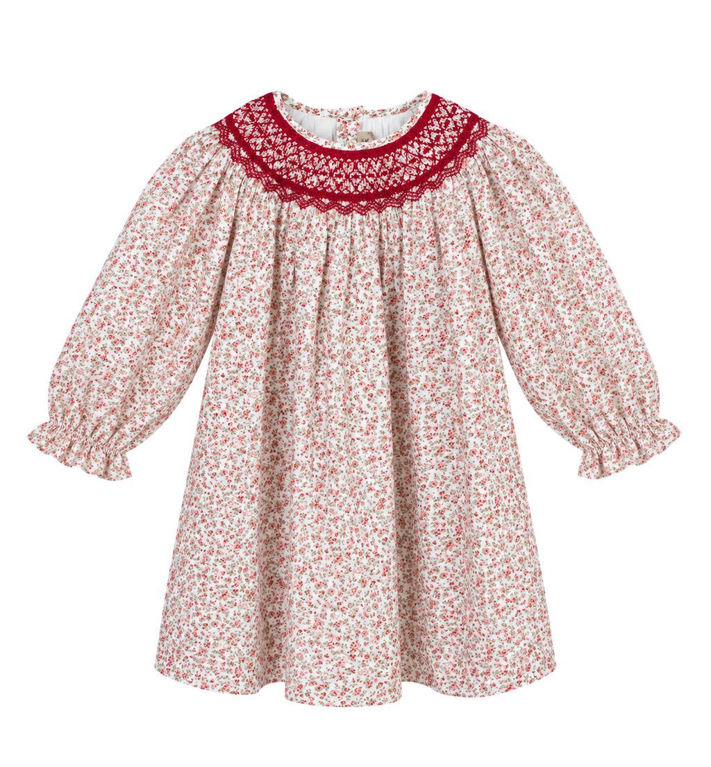Ines Dress in Pink Floral