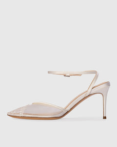 Cara 80 in White Mesh