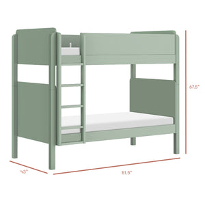 TipToe Bunk Bed in Light Sage