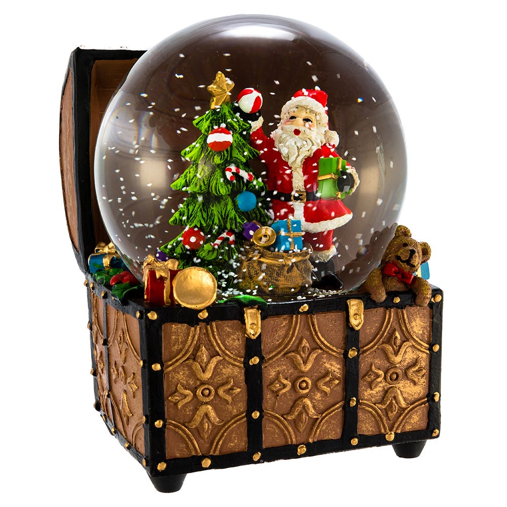 Santa Musical Water Globe
