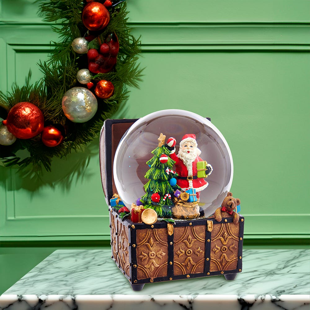 Santa Musical Water Globe