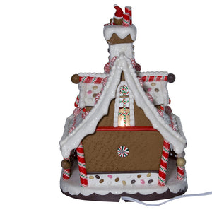Lighted Christmas Gingerbread House