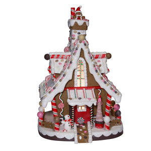 Lighted Christmas Gingerbread House