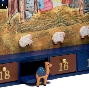 Nativity Advent Calendar, 25 Magnetic Pieces