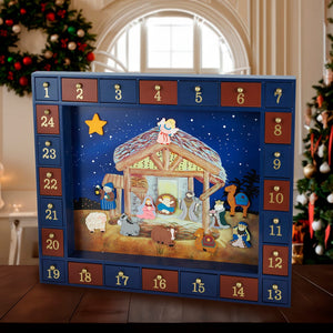 Nativity Advent Calendar, 25 Magnetic Pieces