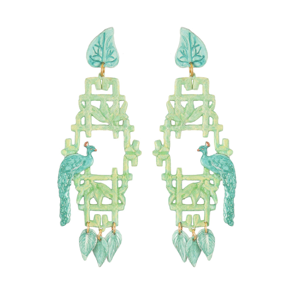 Jade Yuyuan Earrings