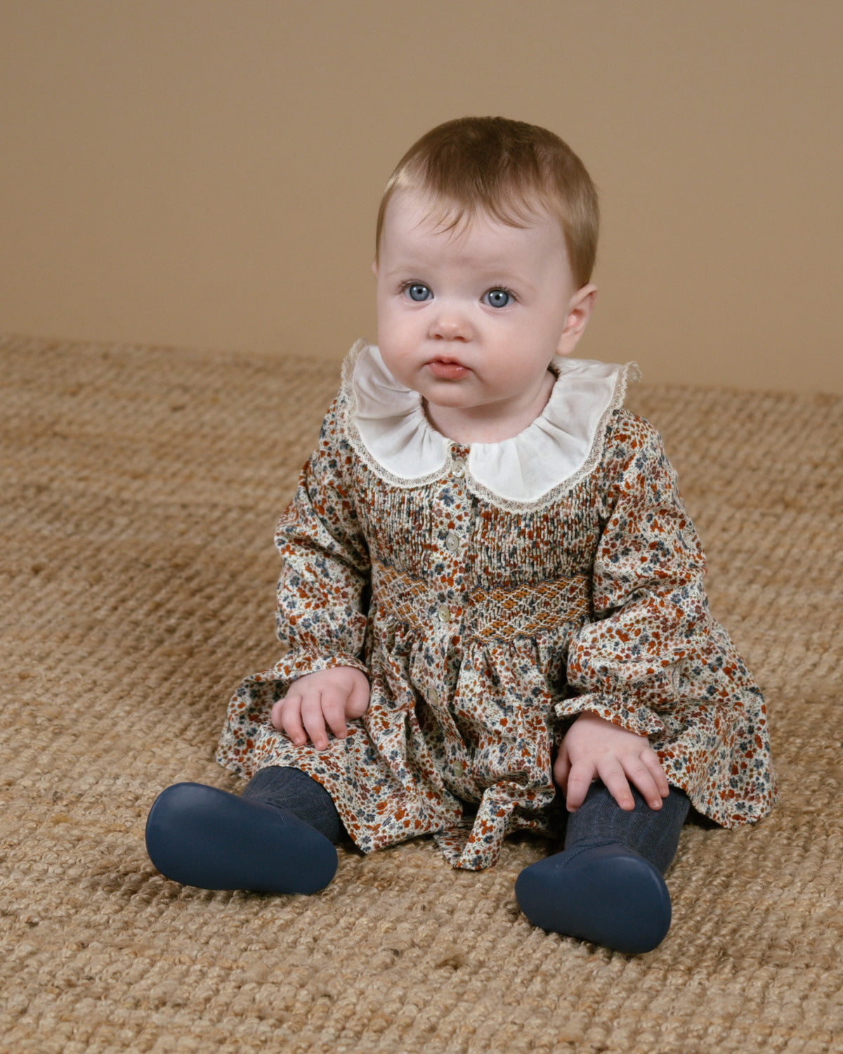 Jane Set in Brown/Blue Liberty