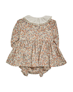 Jane Set in Brown/Blue Liberty