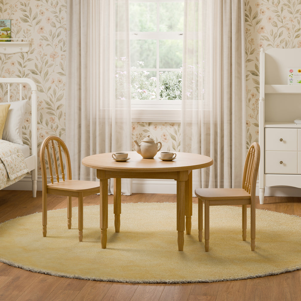 Liberty Play Table & Spindle Chairs Set in Honey