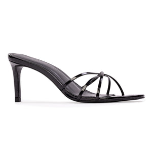 Jaya 70 Mule in Black Patent Leather