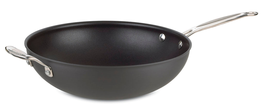 Chef's Classic™ Non-Stick Hard Anodized 12.5" Stir Fry Pan in Black