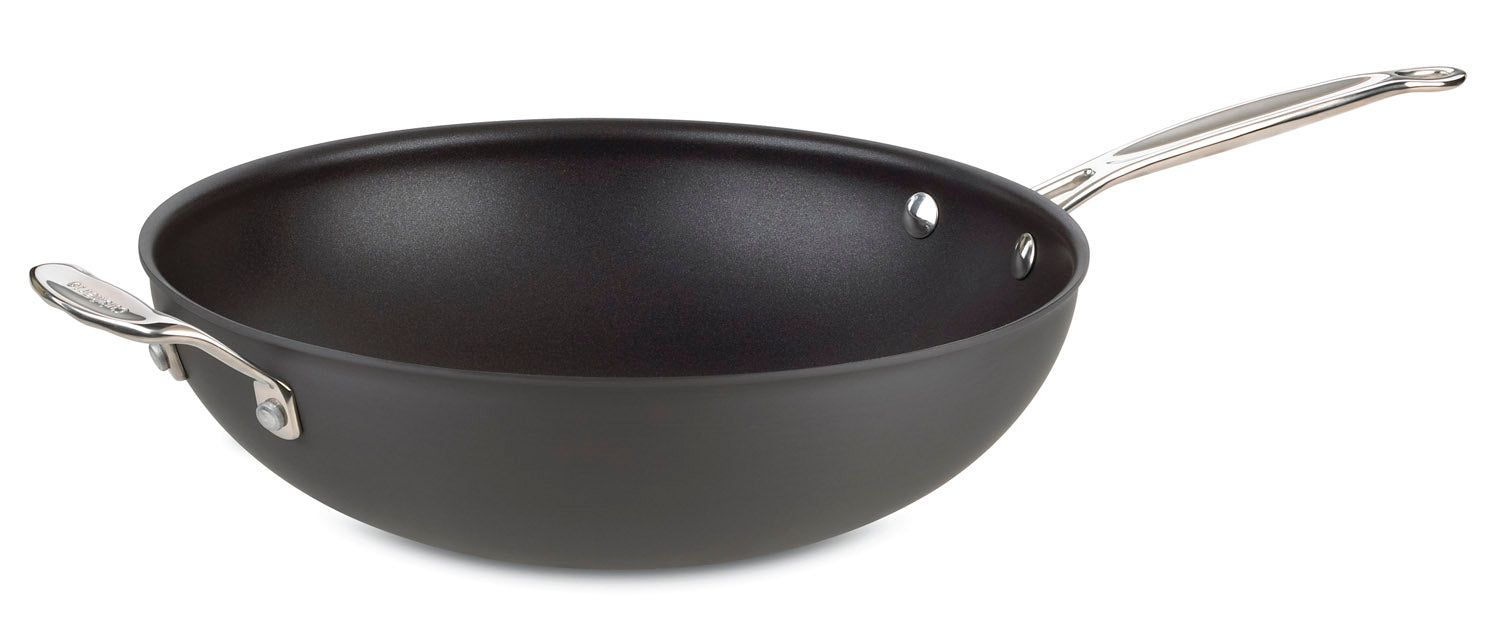 Chef's Classic™ Non-Stick Hard Anodized 12.5" Stir Fry Pan in Black