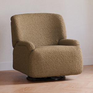 Winslow Extra Wide Recliner and Swivel Glider in Cortado Shearling