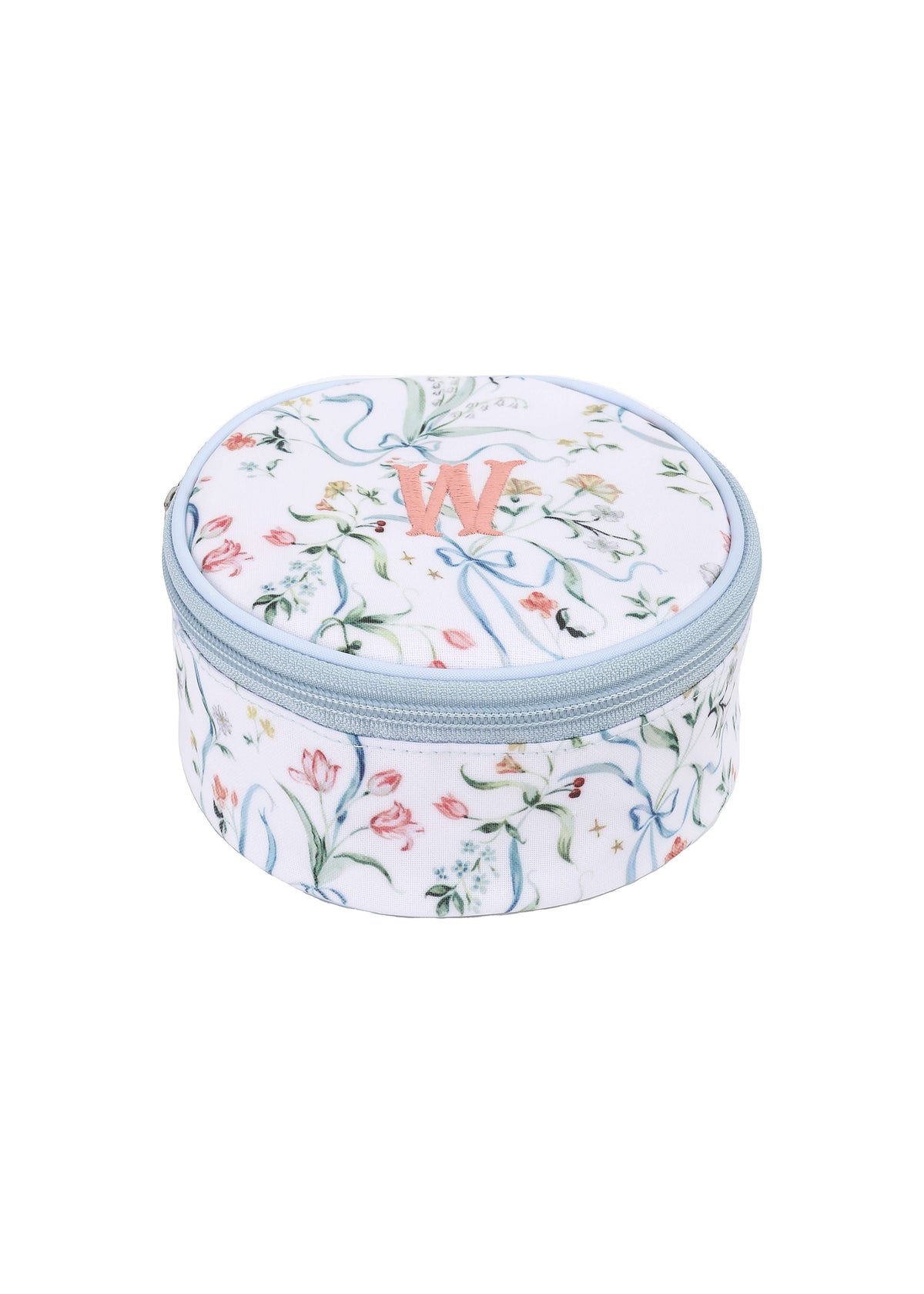 Jewelry Case in Lily of the Valley Ribbon Bouquet