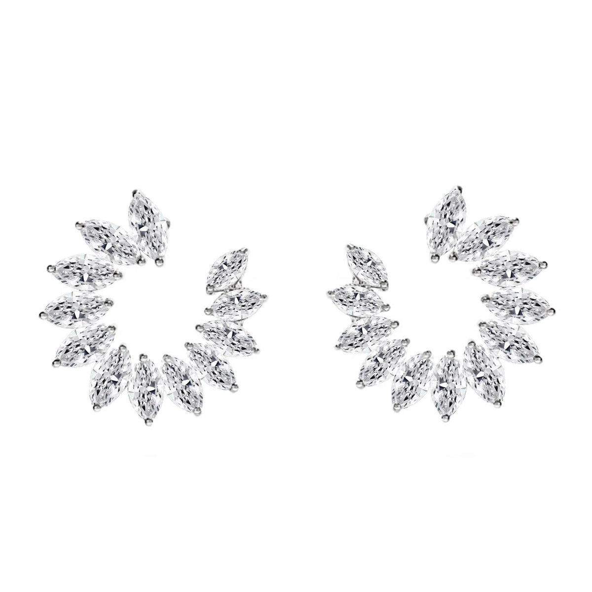 Jewels of Desire Narcissa Crescent Earrings - Jewelry - RUCHI New York