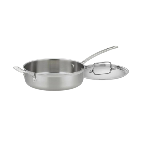 MultiClad Pro Triple Ply Stainless Cookware 3.5 Quart Sauté Pan in Stainless Steel