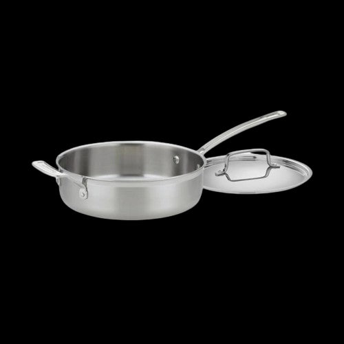 MultiClad Pro Triple Ply Stainless Cookware 3.5 Quart Sauté Pan in Stainless Steel