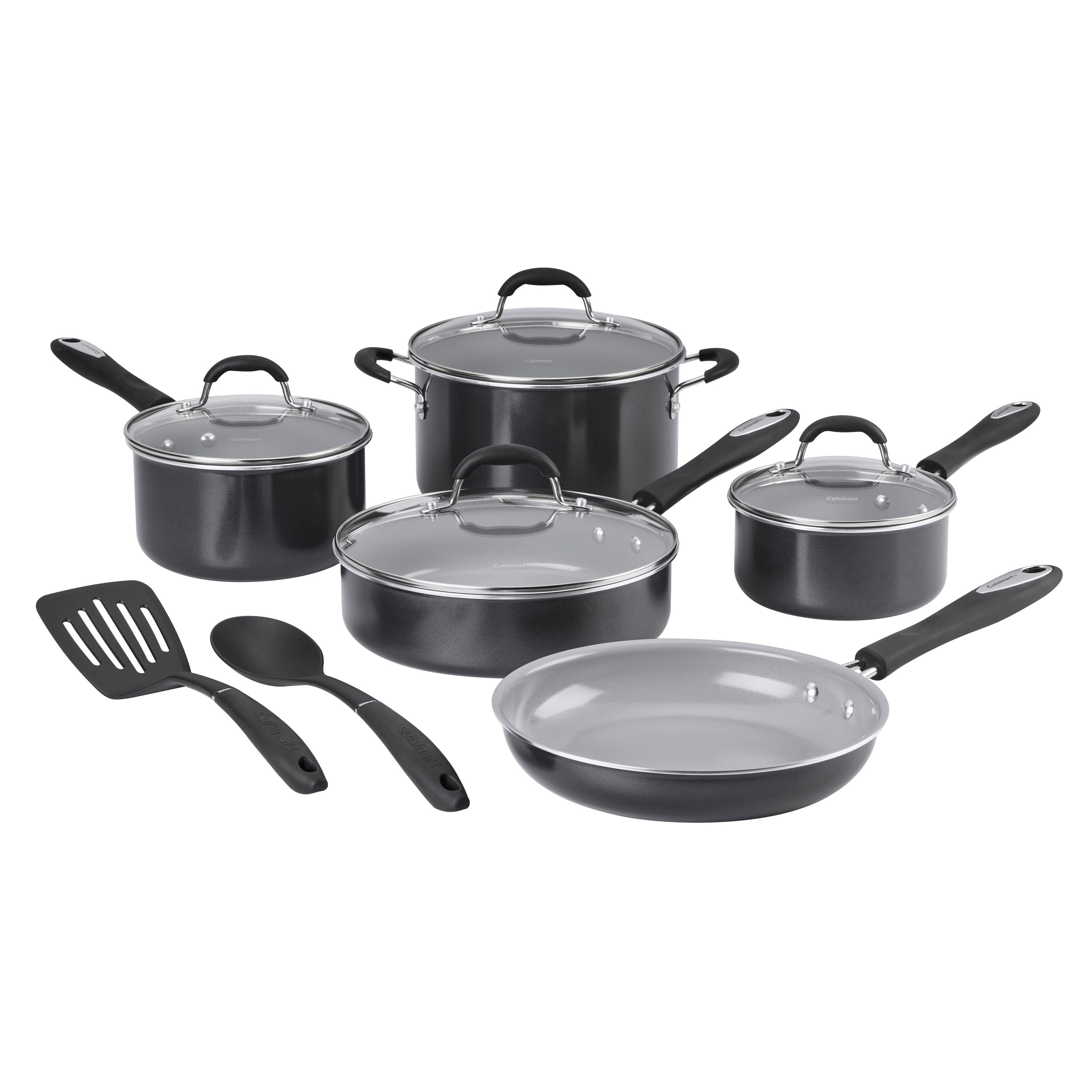 11-Piece Advantage® Ceramic Nonstick Set in Black