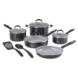 11-Piece Advantage® Ceramic Nonstick Set in Black