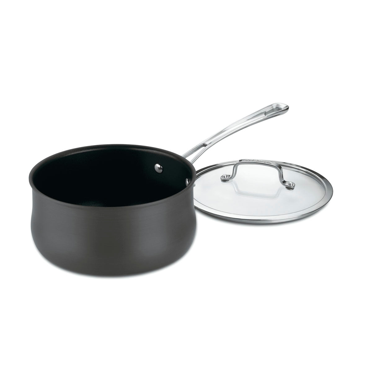 1 Quart Saucepan with Cover in Black