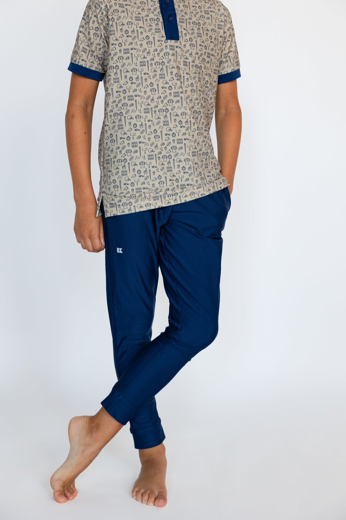 Warm-Up Joggers in Navy