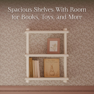 Liberty Tiered Wall Shelf in Warm White