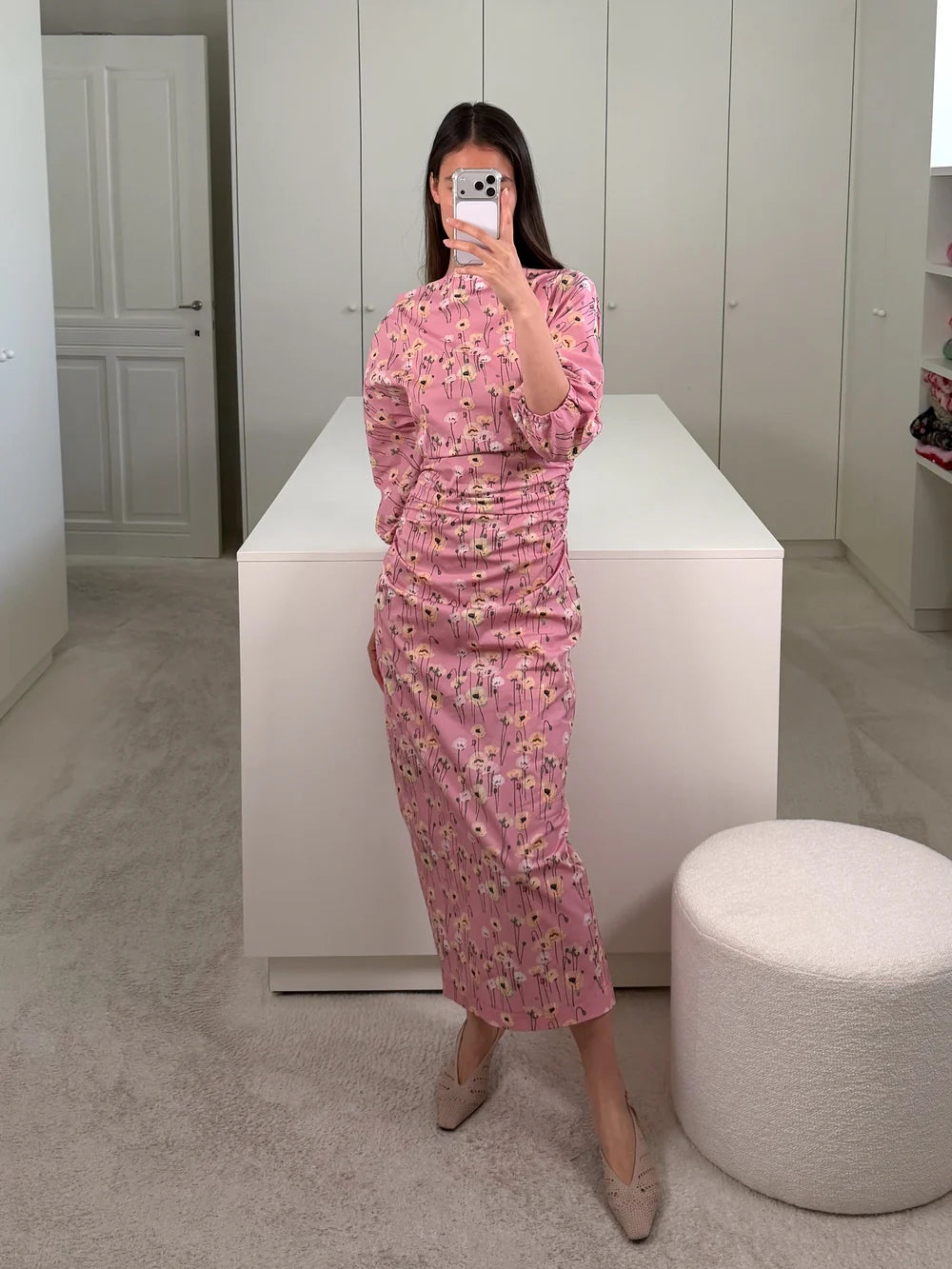 Ezra Dress in Small Poppies