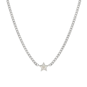 Super Duper Diamond Star Necklace - Roxanne First