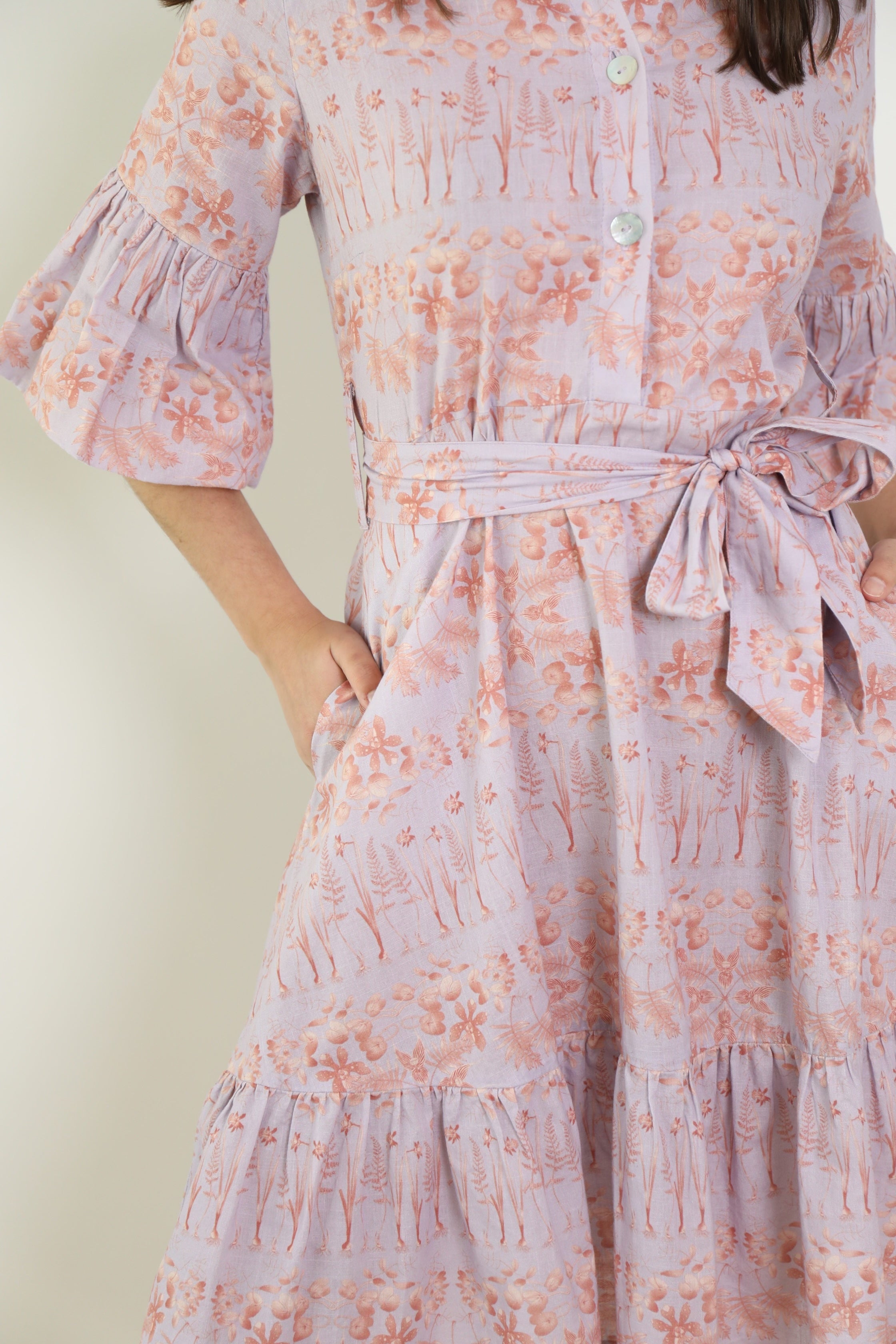 Carlaine Dress in Breakfast in the Park