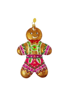 Gingerbread Pink Man Ornament