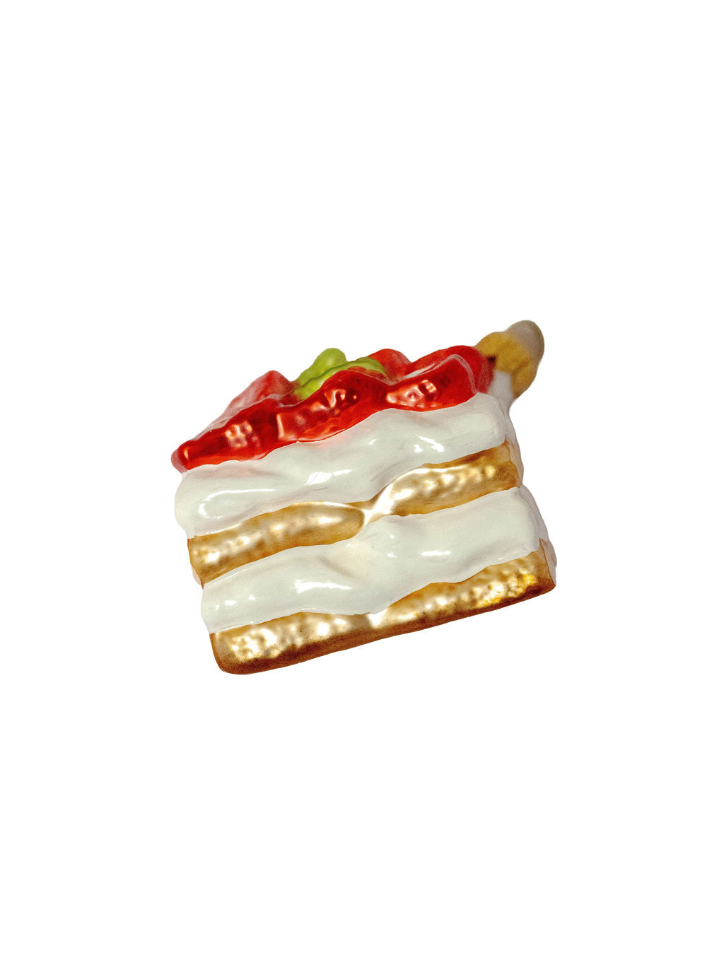 Strawberry Sheet Cake Ornament, Set of 6