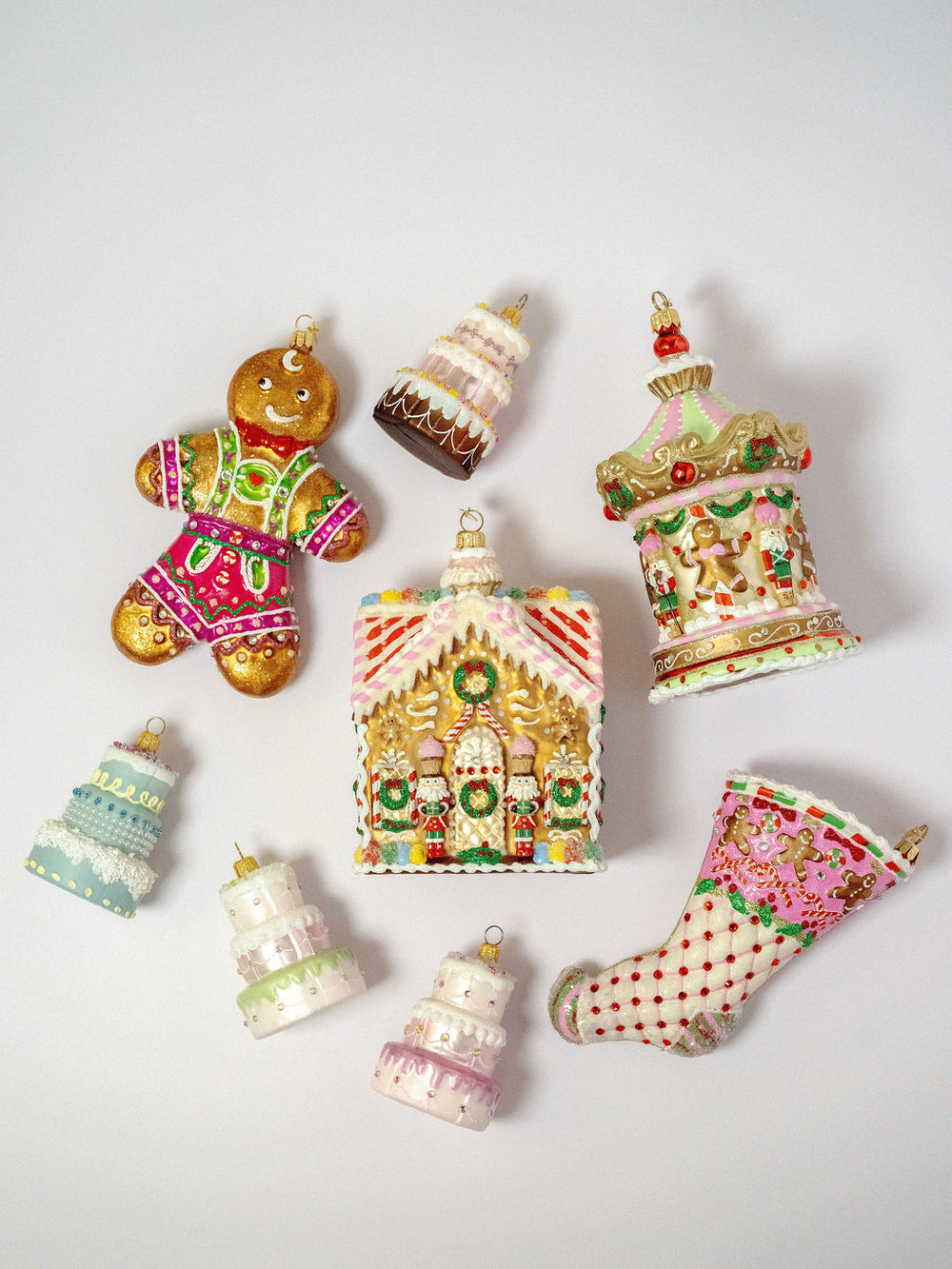 Stocking Ornament in White
