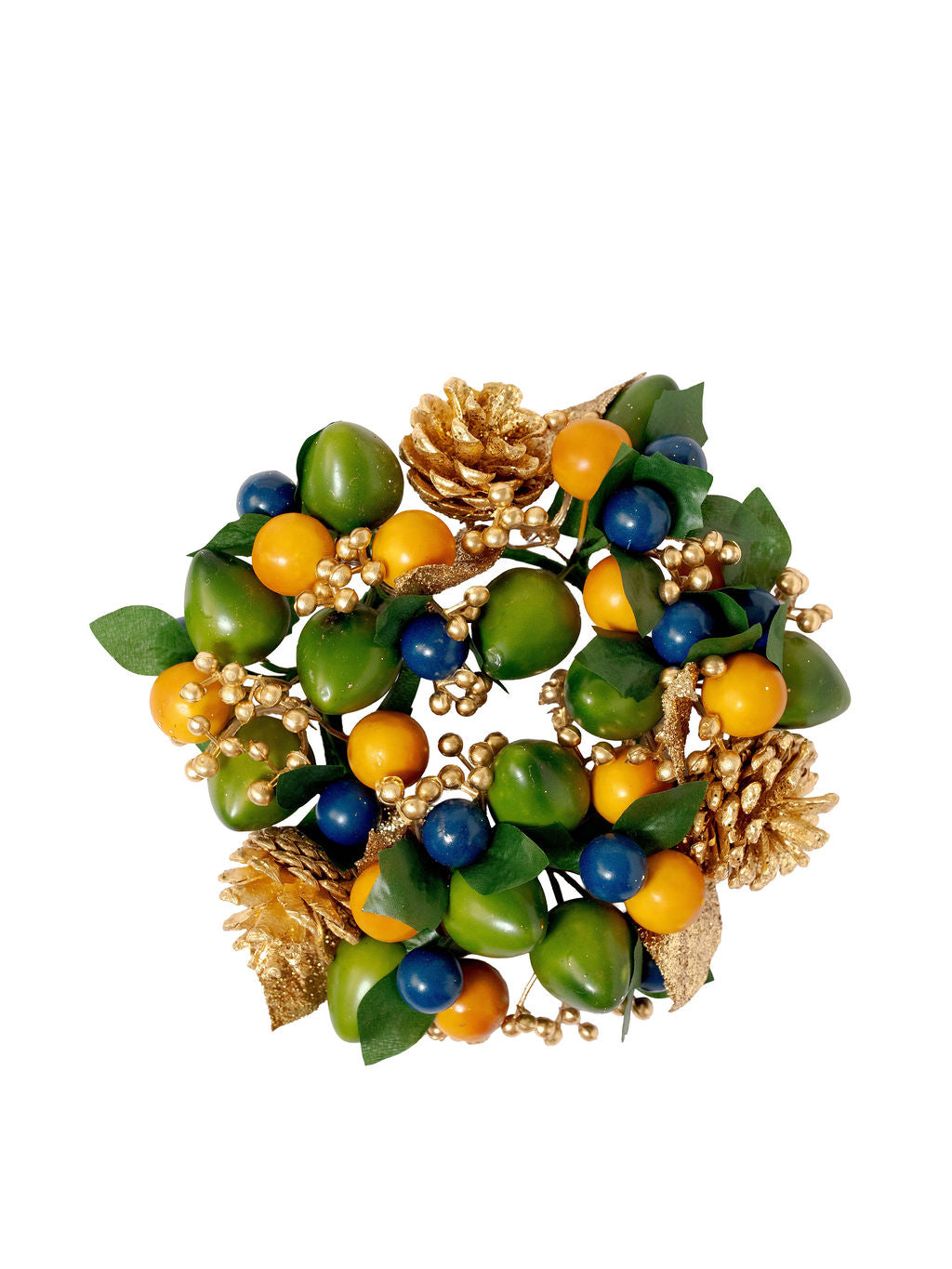 4" Autumn Beauty Candle Ring/Wreath