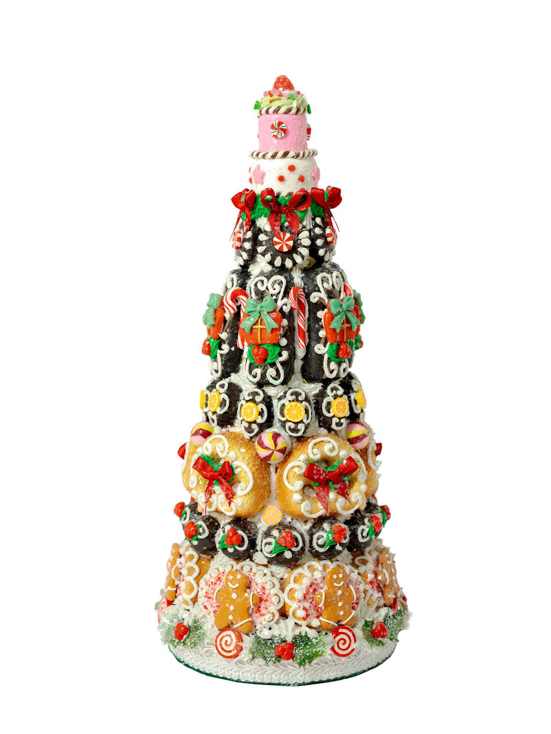 Gingerbread Small Candy Tree Pink Top