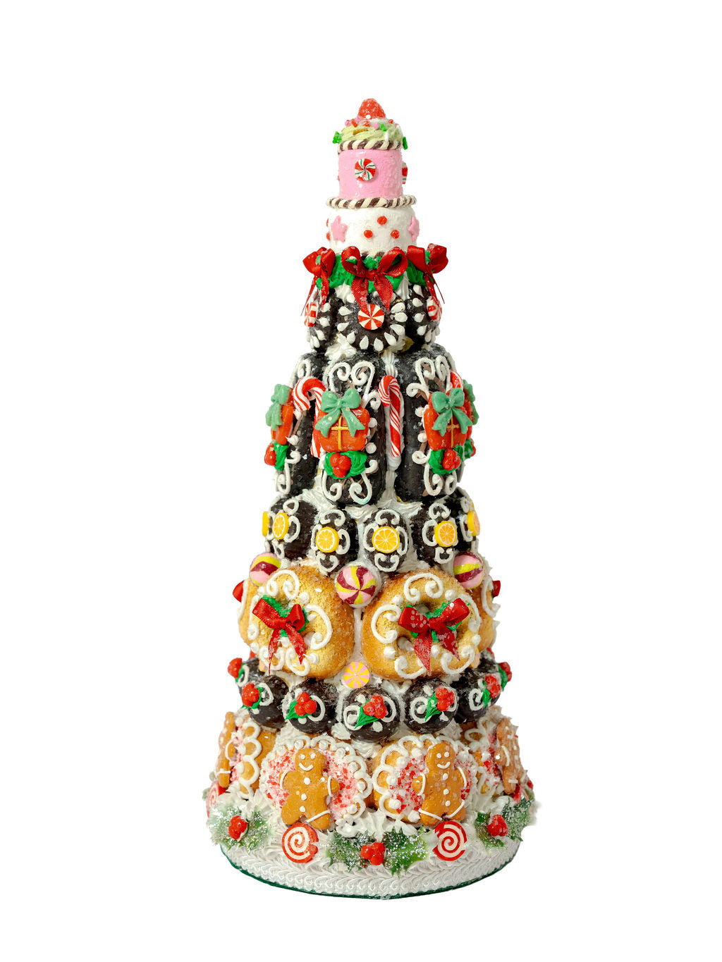 Gingerbread Small Candy Tree Pink Top