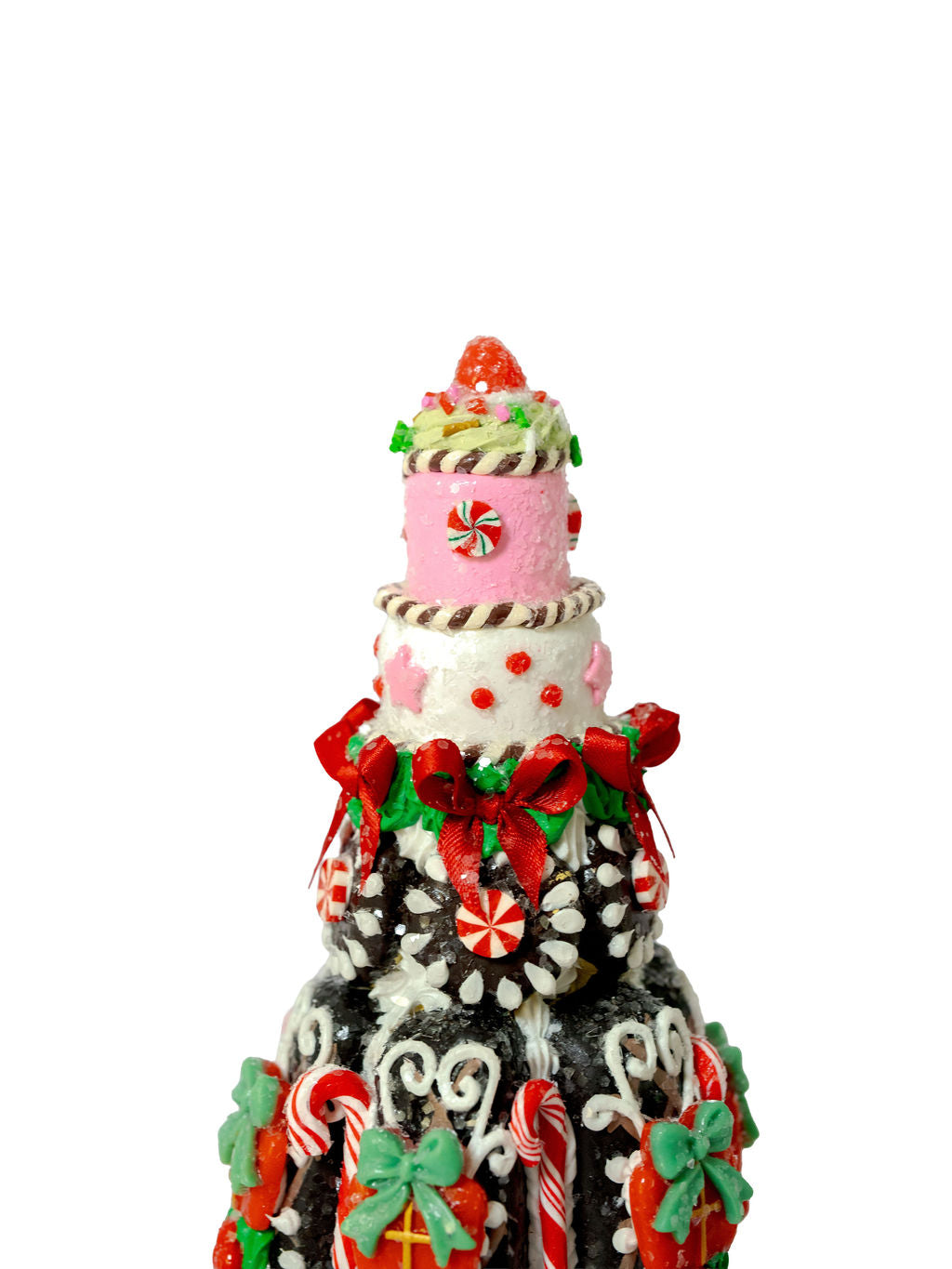 Gingerbread Small Candy Tree Pink Top